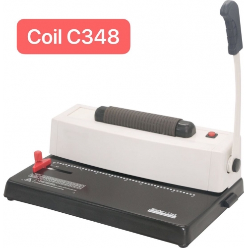 Máy đóng lò xo nhựa xoắn ốc YIBO C-348