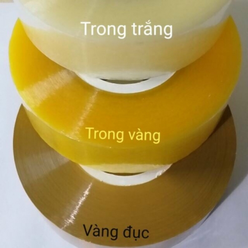 Băng Keo Dán Thùng Trắng Đục 100y